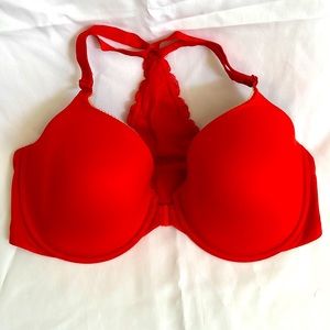 VS Body by Victoria front close racerback. 38DDD